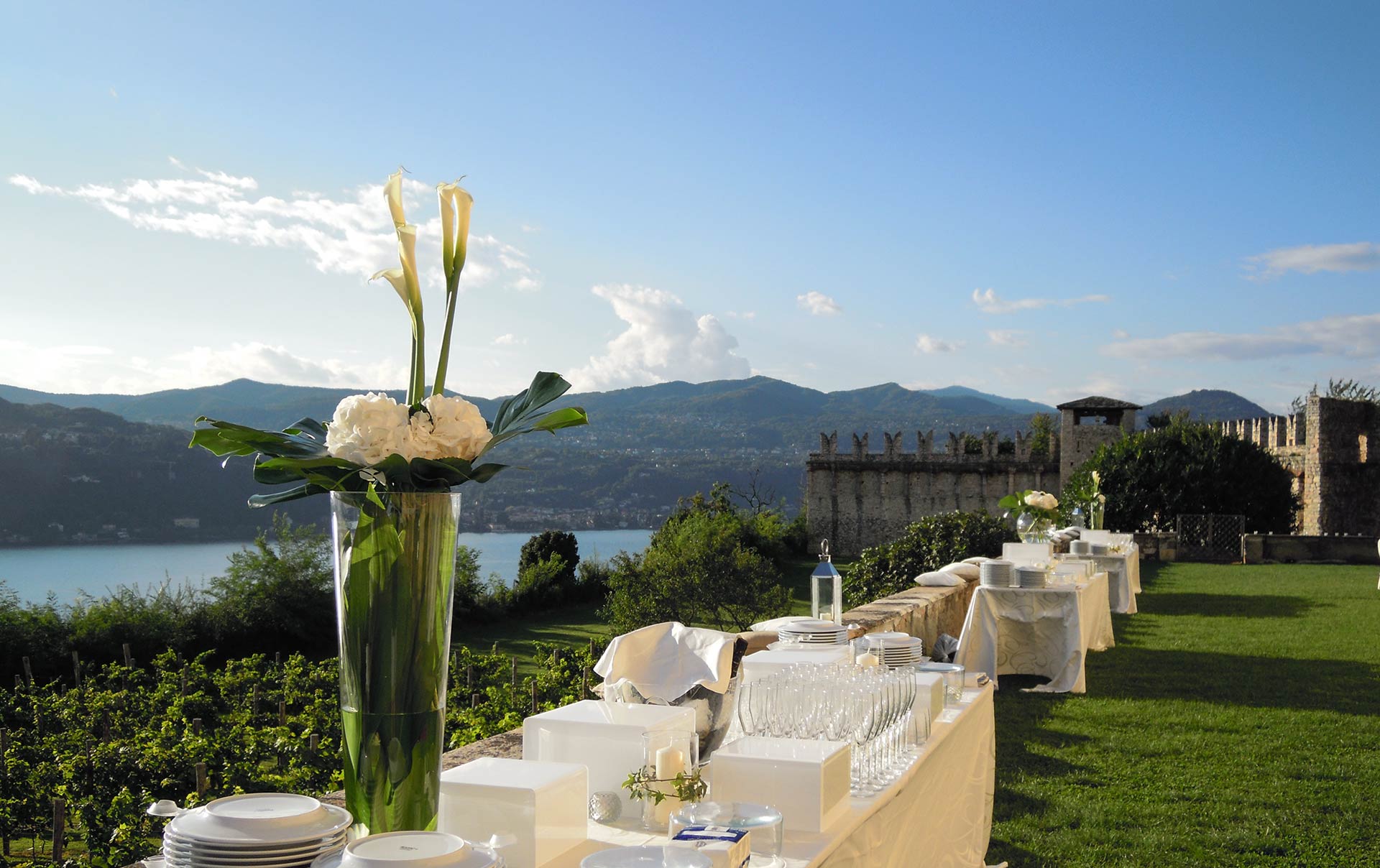 wedding at Rocca di Angera Lake Maggiore