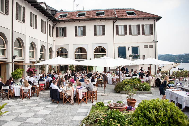 wedding reception HOTEL SAN ROCCO lake Orta