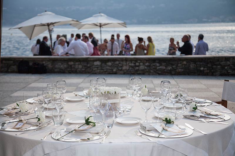 wedding reception HOTEL SAN ROCCO lake Orta