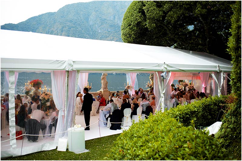 wedding reception VILLA DEL BALBIANELLO lake Como