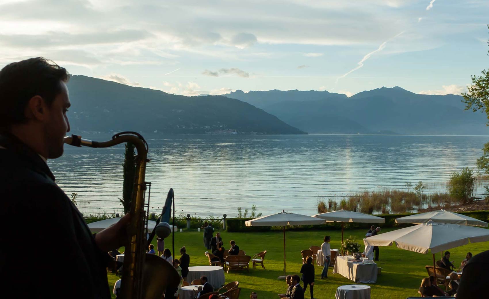 wedding reception at Villa Rocchetta Lake Maggiore