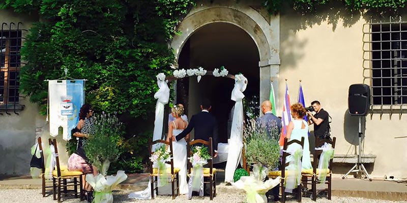 civil wedding ceremony VISCONTI CASTLE Lake Maggiore