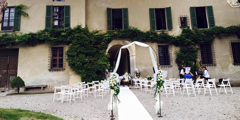 civil wedding ceremony VISCONTI CASTLE Lake Maggiore