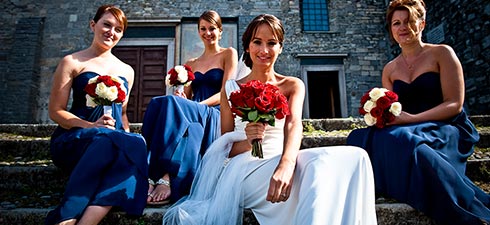 outdoor wedding venue in Varenna