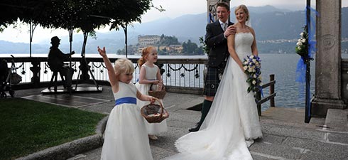 Civil ceremony Villa Bossi Lake Orta