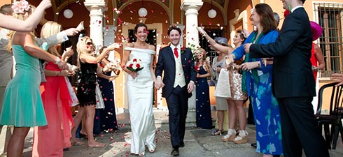 Outdoor ceremony Villa Bossi Lake Orta