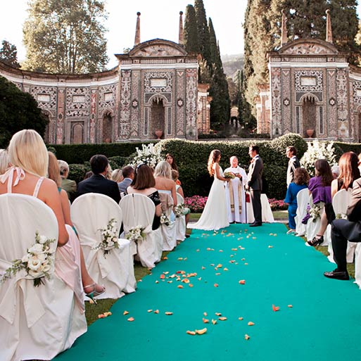 blessing ceremony Lake Como