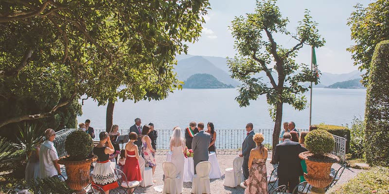 civil ceremony in Varenna