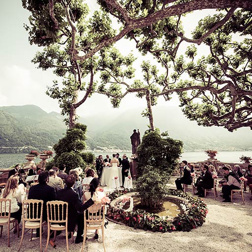 Civil wedding ceremonies Villa del Balbianello Lake Como