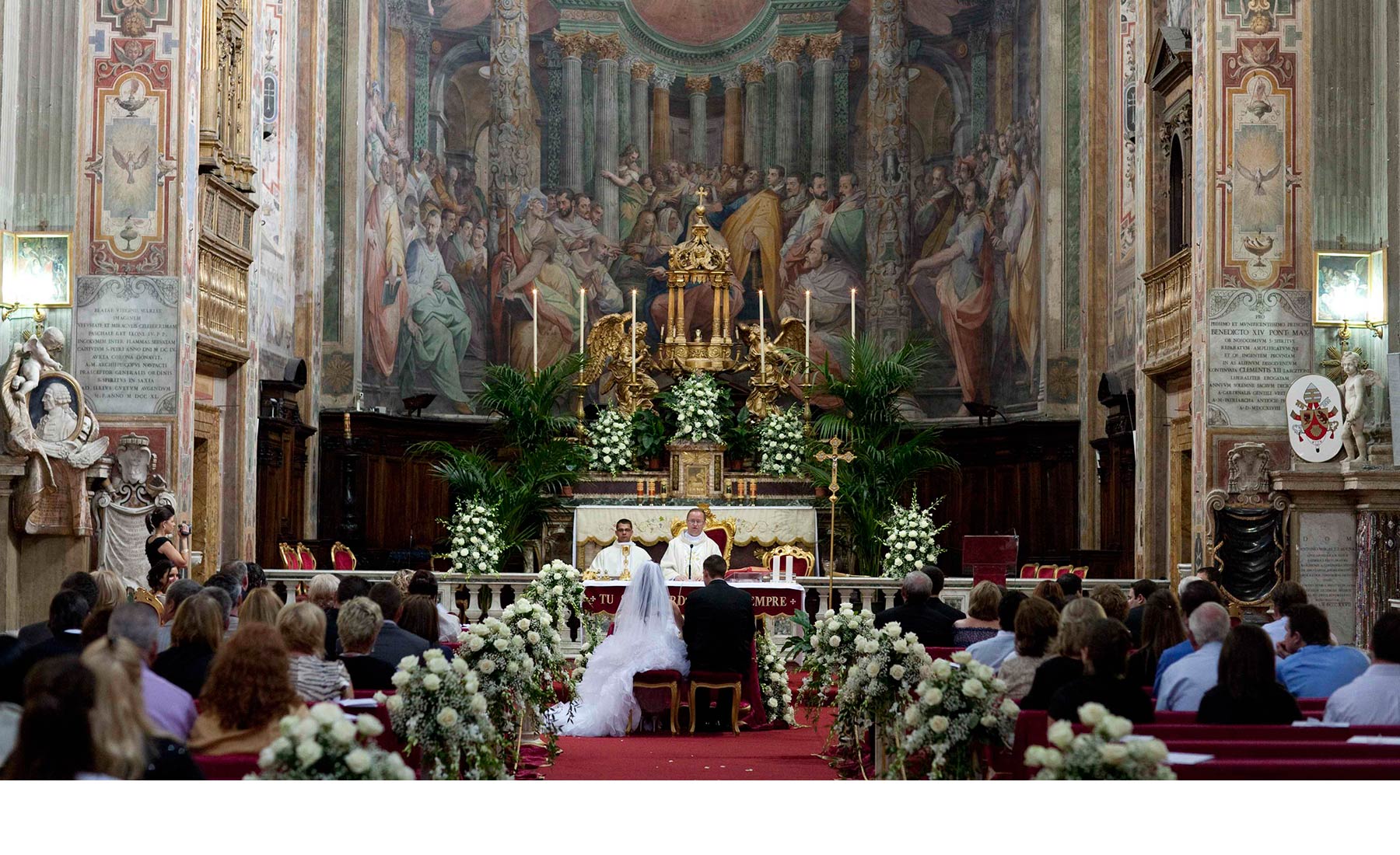Churches for Religious Wedding Ceremony in Rome