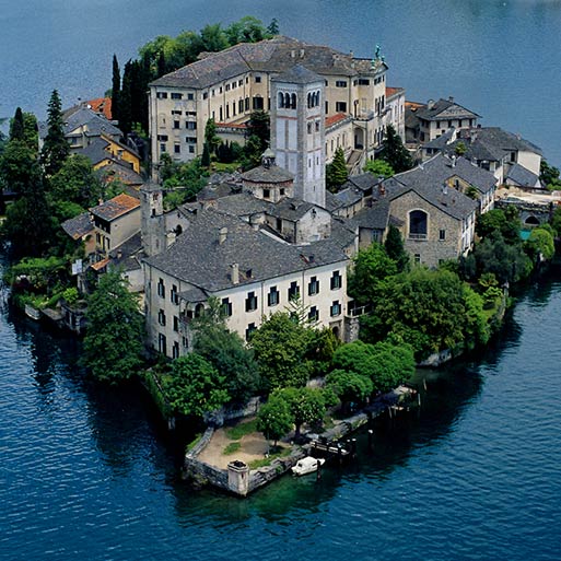 Catholic wedding church San Giulio Island Lake Orta