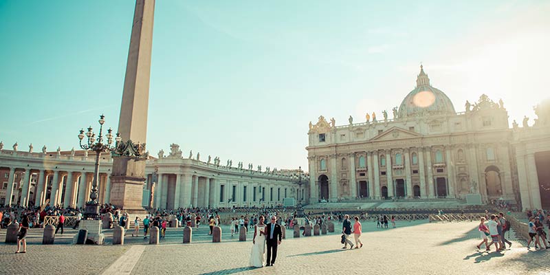 catholic wedding church St Peter in Rome